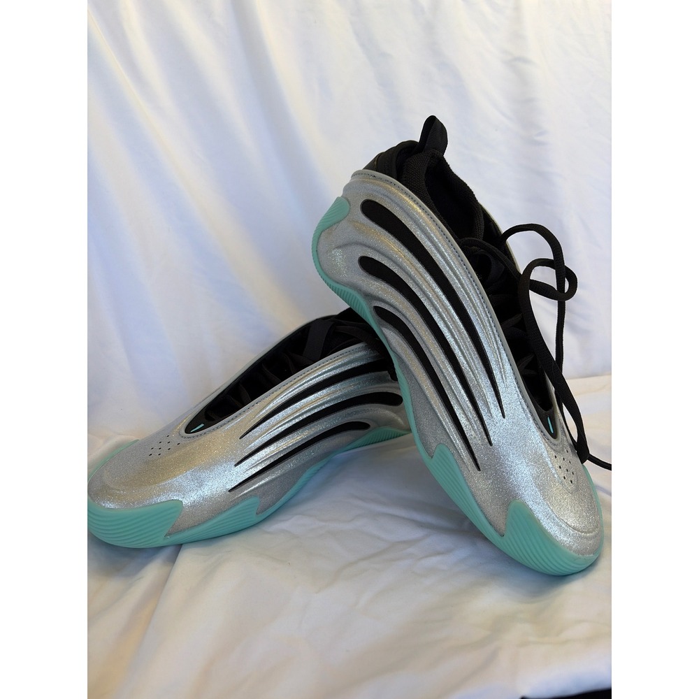 Adidas Harden Vol 8 Luxury Silver Bahia Mint Basketball Shoes ID2696 Mens 9
